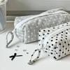 INS Polka Dot Design Pencil Case Large-capacity Soft Touch Stationery Pouch Stationery Organizer Back To School