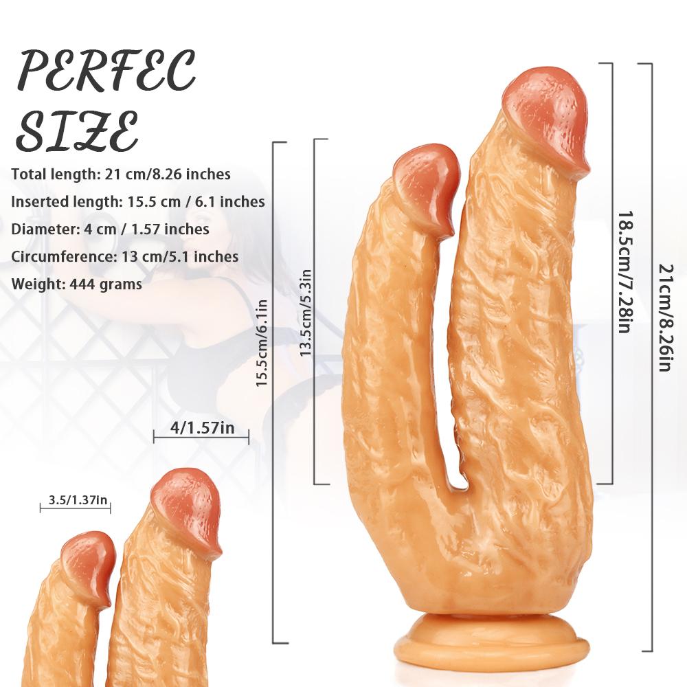 MoDi Dildo Double Penetration Anal Dildos Men Women Adult Sex Products