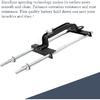 1 PC Car Bracket with J Bolt, Durable Thickened Adjustable Fixed Battery Holder Replacement accessoriesr, Universal Automotive Ship (Black),