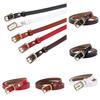 Genuine Leather Womens Belt Fashionable Twotone Cowhide Slim Waist Accessory With Alloy Buckle For Office