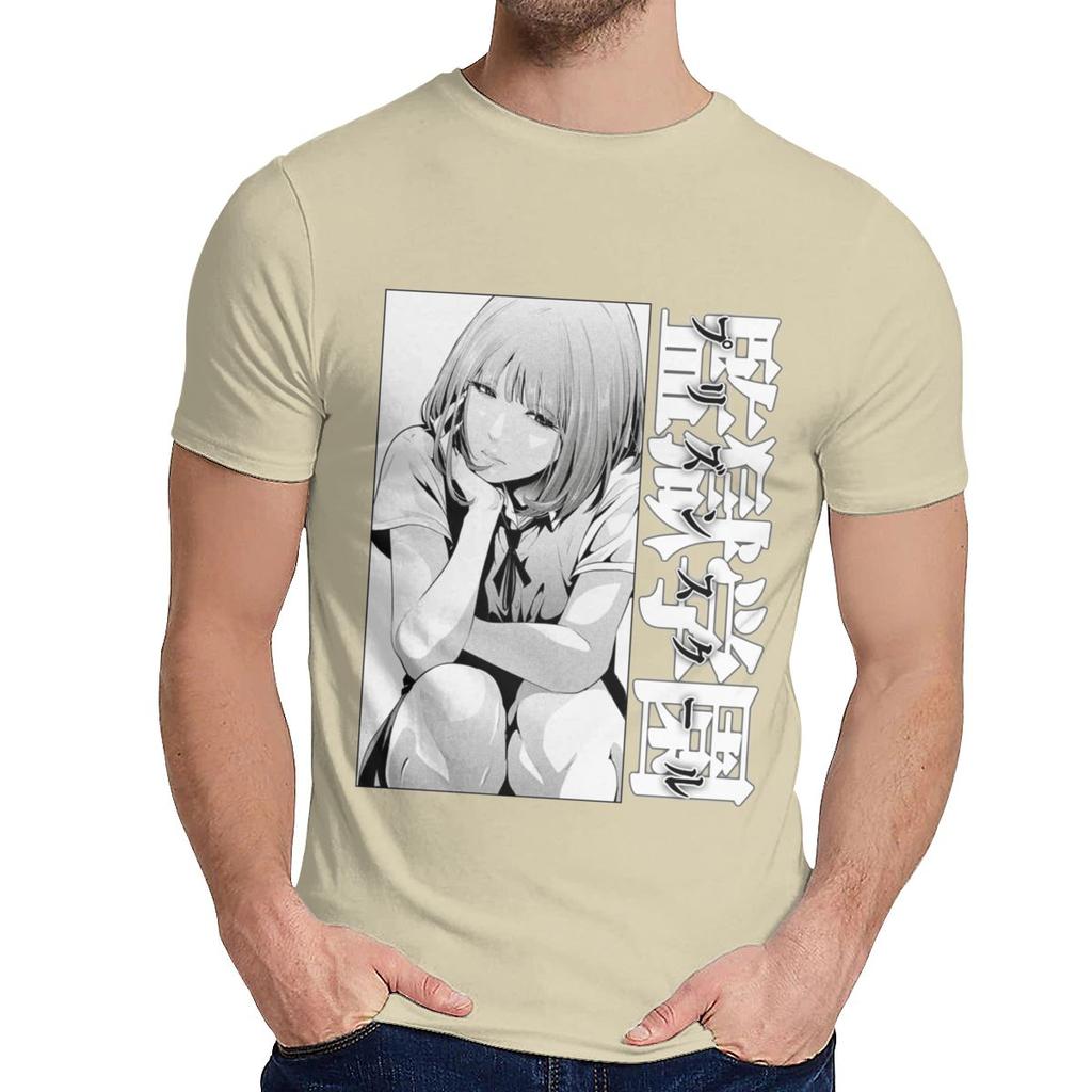 Popüler Anime Cezaevi Okulu Seksi Hana Midorikawa T Shirt Adam Tasarım Yumuşak Pamuk Moda