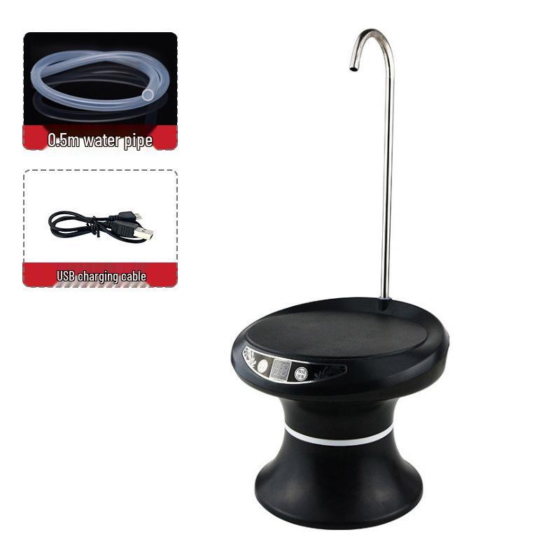 Electric Tabletop Water Dispenser with Tray - Automatic Pump for Bottled, Pure, or Mineral Water