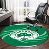 1 Stück Fußballmannschaft (62) Runder Teppich mit Aufdruck Stuhl Runder Teppich Geeignet für Schlafzimmer Wohnzimmer Heimdekoration Teppich