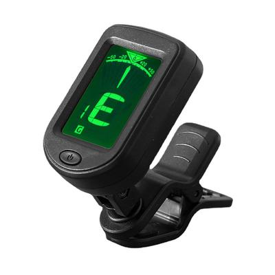 Electronic Tuner High Accuracy Clip On Portable Tuner for Acoustic Guitar Ukulele Bass Violin 12 Equal Temperament