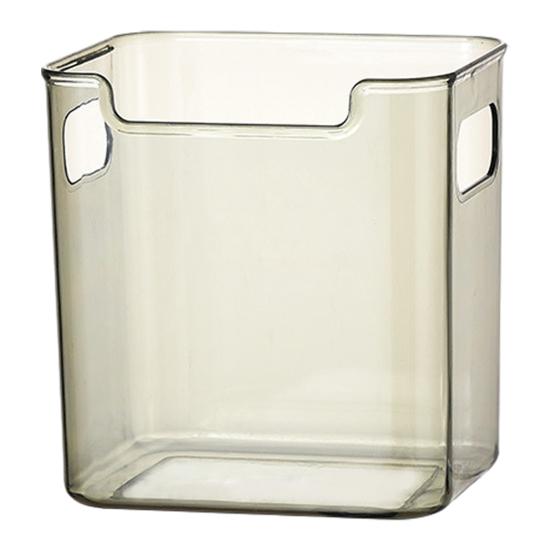 Boîte de rangement pour porte latérale de réfrigérateur Bacs de rangement en plastique transparent Empilables Organisateur de cuisine pour viande Snacks et Boissons