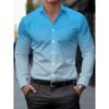 Chemise Mode Homme, Printemps/Automne Décontractée Respirante à Boutons Manches Longues