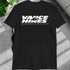VANCE HINES Bedrucktes Mode Herren T-SHIRT Inspiriert von Motorradrennsport Auspuffanlagen Herren T-Shirt Lässig Locker Harajuku Weiches T-Shirt