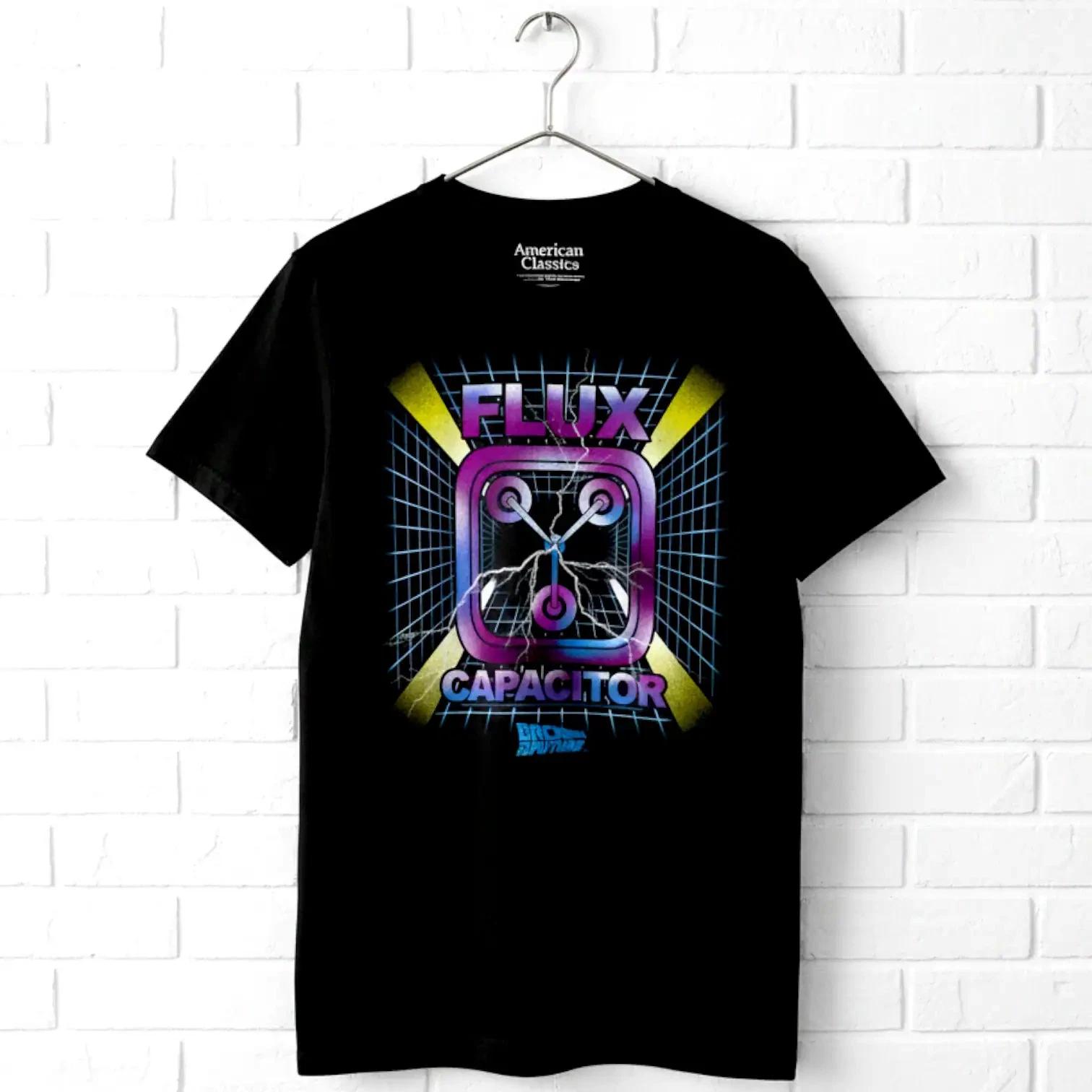 Back to the Future Flux Capacitor Grid Men s T Shirt M