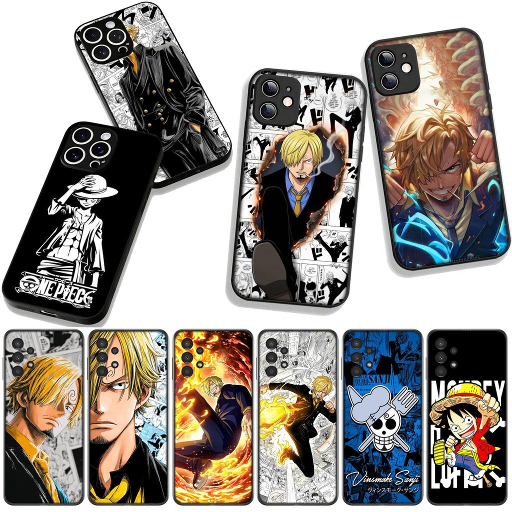 Wallpaper Sanji One Piece Luffy Case for Motorola Moto G54 G05 G24 G45 G55 G75 G85 G15 G57 G86 Power Edge 50 30 Fusion Neo Pro