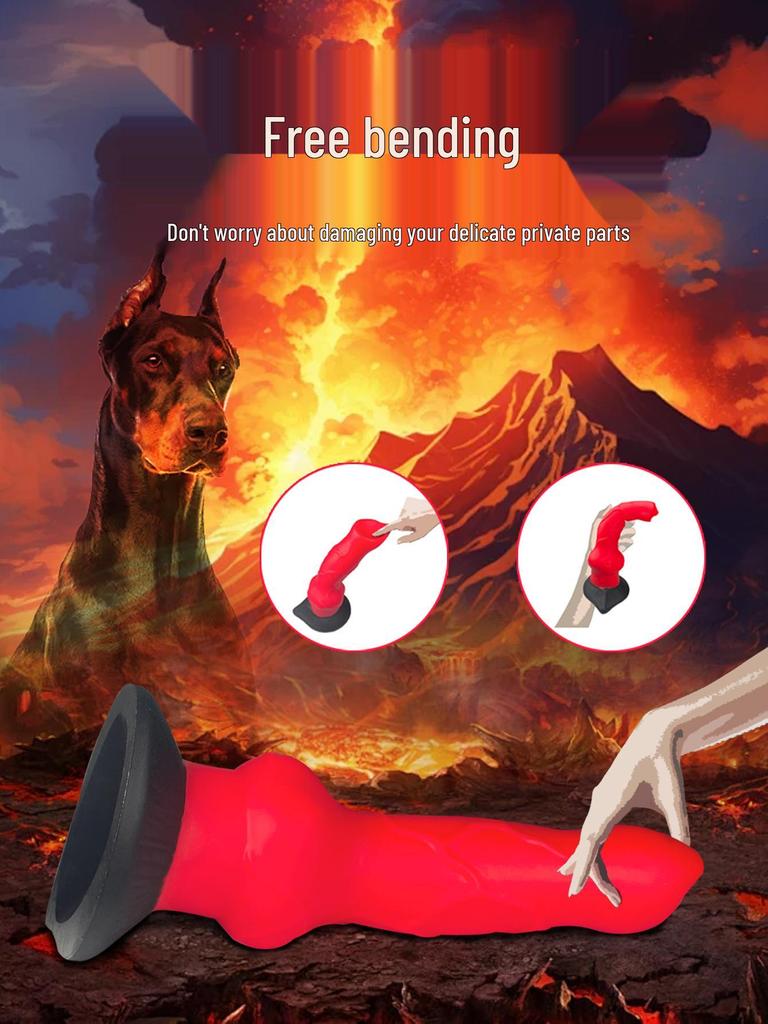 Adult Wolf Dog-Shaped Dildo and Anal Plug
