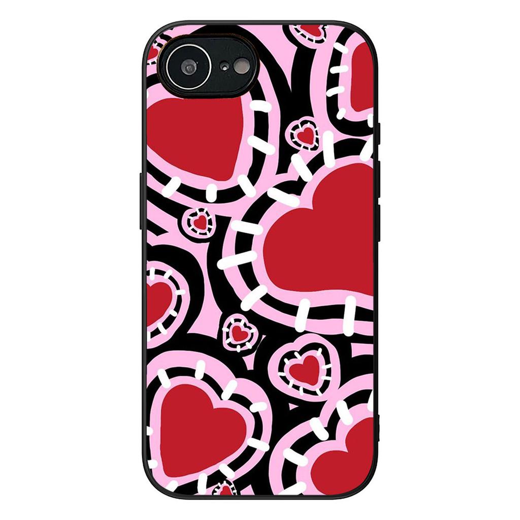 Star Dark Red Heart Love Crown Queen Princess Phone Case for Xiaomi Redmi Note 12 11 10 A3 Pro 10A 10C 12C Note12 5G Cover