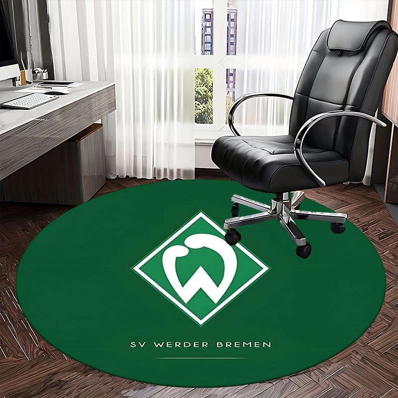 

SV Werder Bremen,Soccer Team Logo Chair mat Round Rug Office carpet, Machine Washable, Non slip, Suitable for Living Rooms, Bedrooms 120cm
