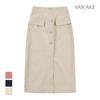 VANAKE Button-Detail Long Skirt_Vb3Yskmd03Z