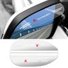2Pcs PVC Car Rearview Rain Eyebrow Transparent Stickers For Citroen C4 Picasso Xsara C5 Aircross Cactus C1 C2 C3 C6 C8 Berlingo