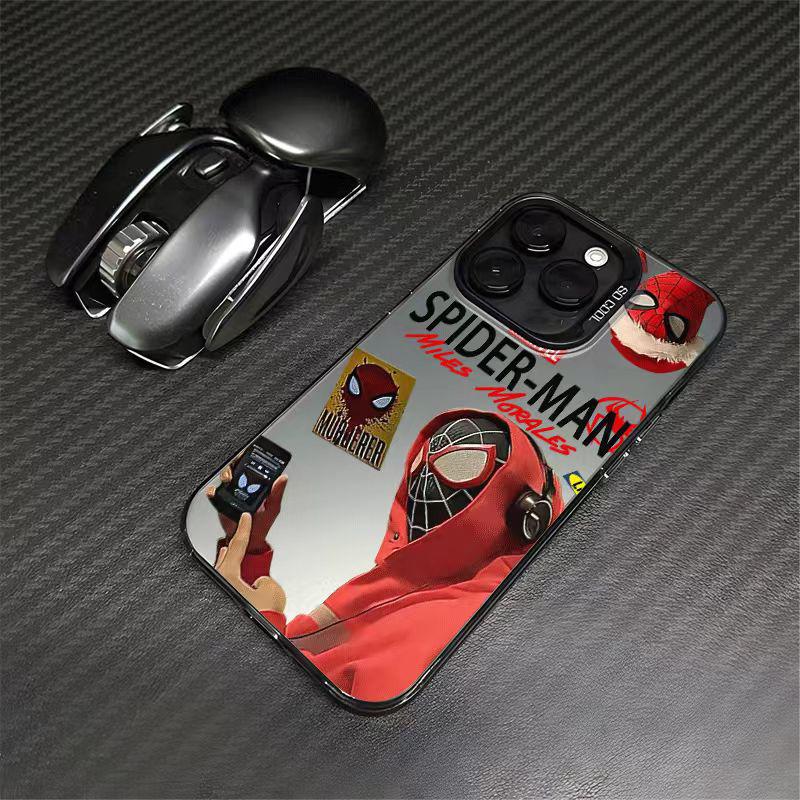 

Spider-Man Music Case for iPhone 15 Pro, 16 Pro, and 17 Cross 14 Plus - European/American Style iPhone 11 Pro Max чёрный