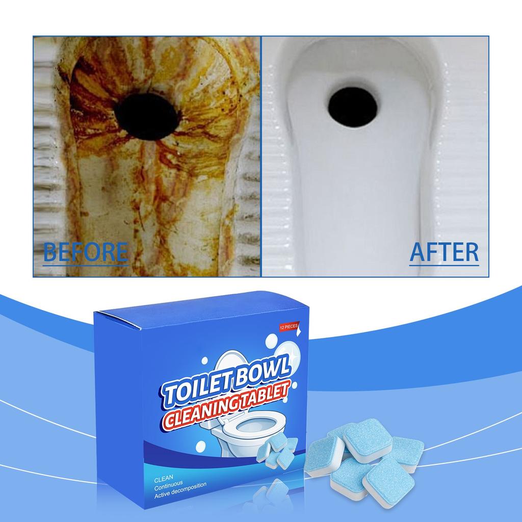 Toilet Scale Cleaning Effervescent Tablets Are Ready-to-use And Convenient For Household And Commercial Bathroom Cleaning
