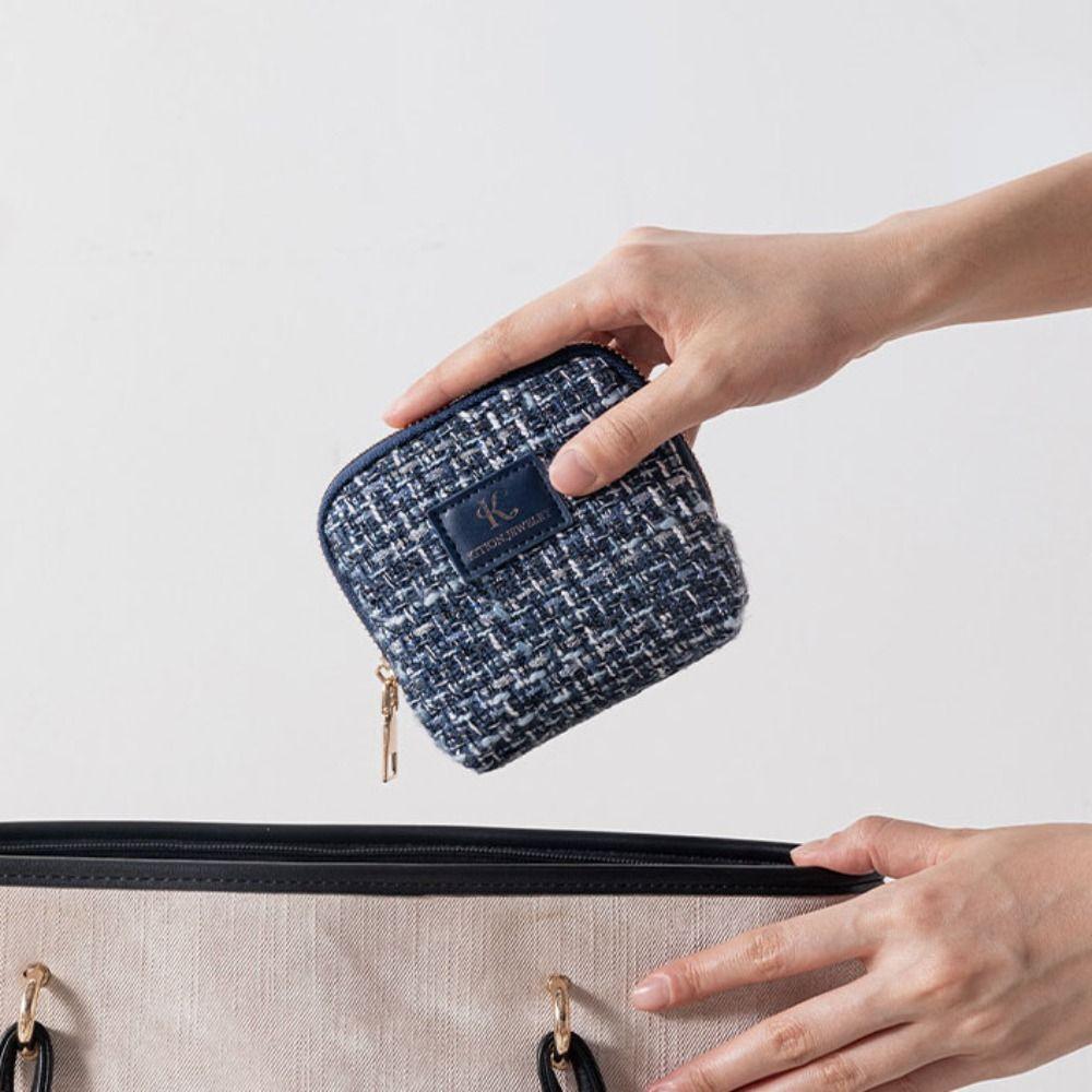 Earrings Rings Jewelry Packing Bag Multi-layer Velvet Jewelry Holder Jewelry Storage Bag  Gift