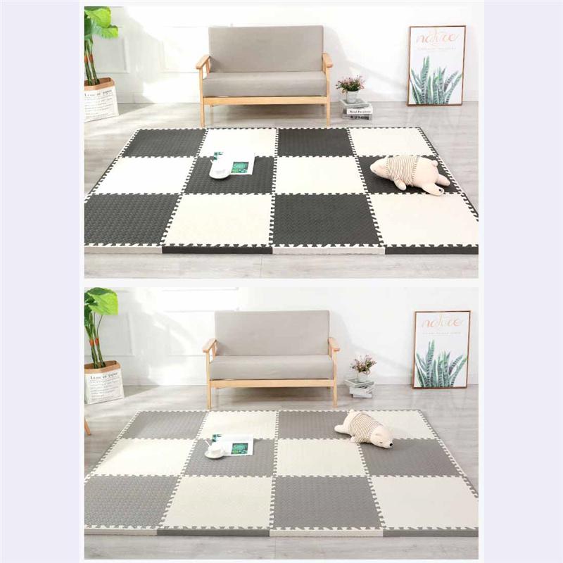 30*30cm Baby Play Mat Interlocking Foam Floor Tiles Non-Slip Puzzle Mats for Kids Room Nursery Crawling Pad