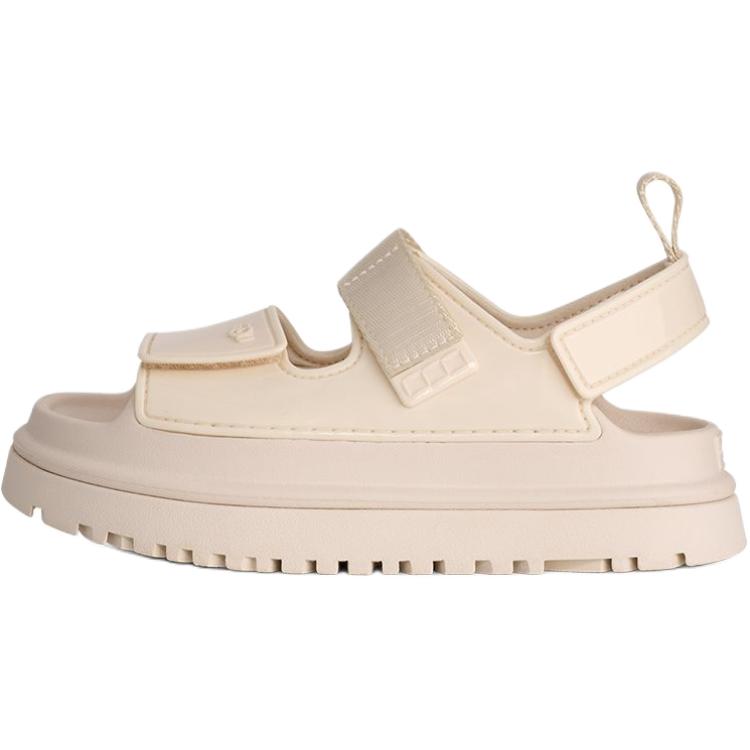 UGG Golden Glow Glossy Sparkles Comfortable Versatile Sandals Kids sandals Off-White 1178750-JSM 31