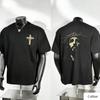 Jesus Crown of Thorns Double Sided Print T Shirt Cotton Unisex Christian Faith Streetwear Religious Graphic Tee