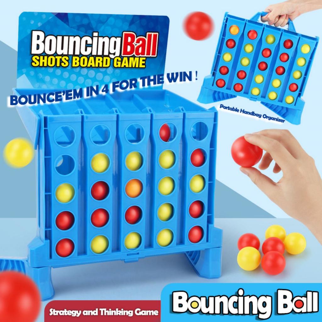 Fun Flip Quad-Ball Strategy Game: 8+ Age, Parent-Child, Dual Battle, Brain Challenge, Portable & Foldable, Desktop Game, - Gifts