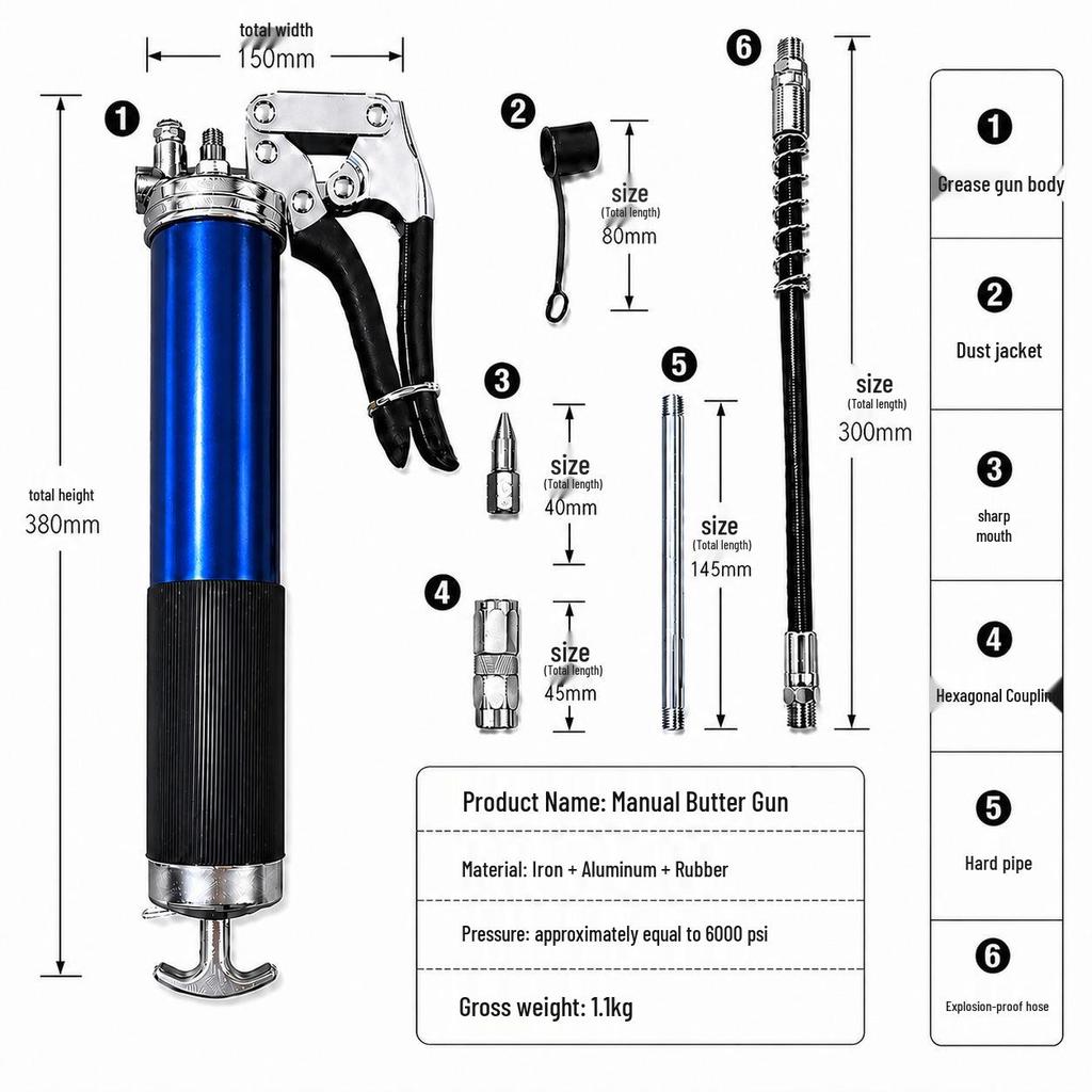 High-Pressure Pistol-Type Labor-Saving Grease Gun