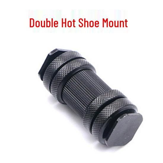 Kamera-Handy-Befestigungshalterung mit Blitzschuh (Heiß/Kalt), 1/4" Schraube Kugelkopf 3/8" Konvertierung für DSLR-Blitzschuh, 58
