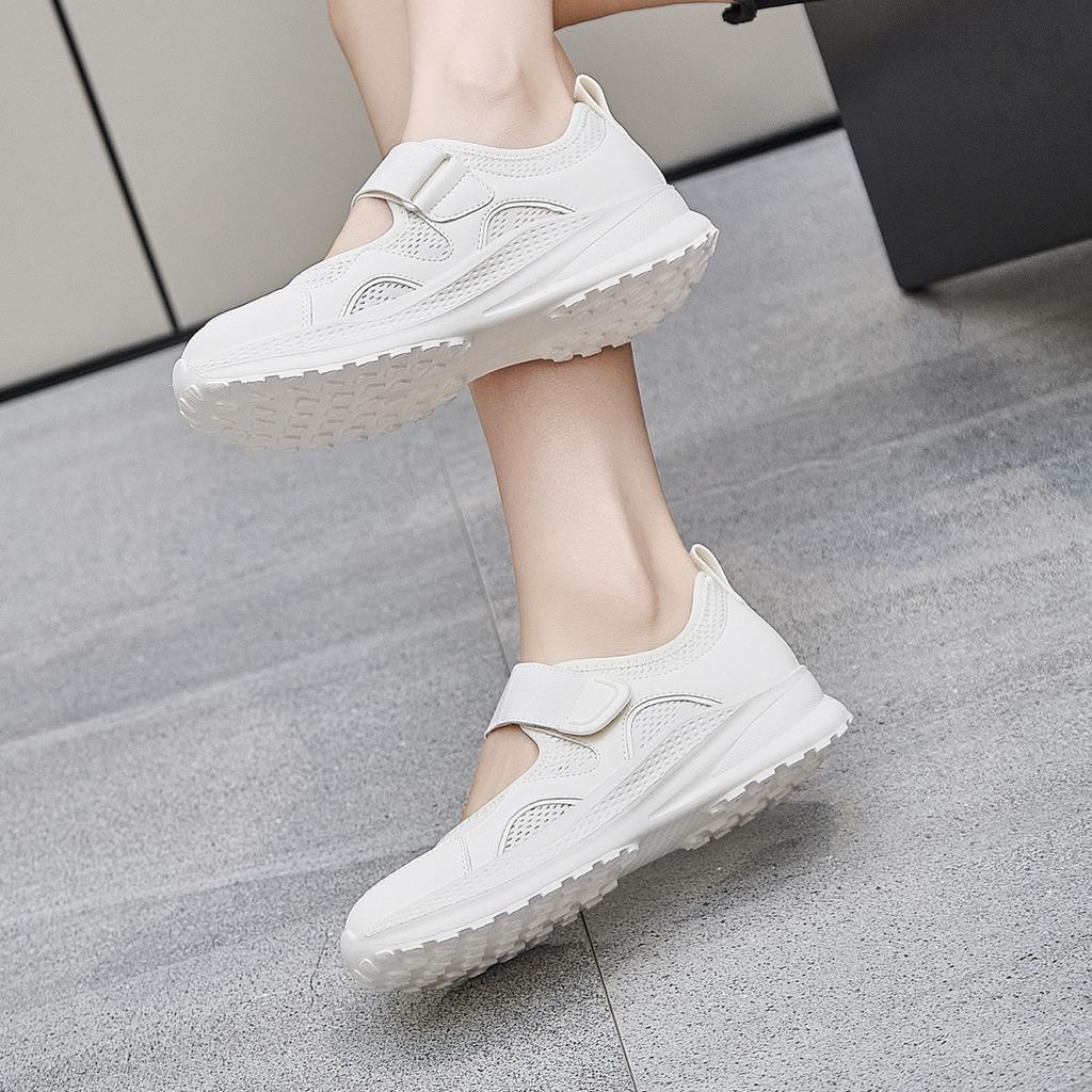 Lightweight Thick Bottom Velcro Mary Jane Shoes