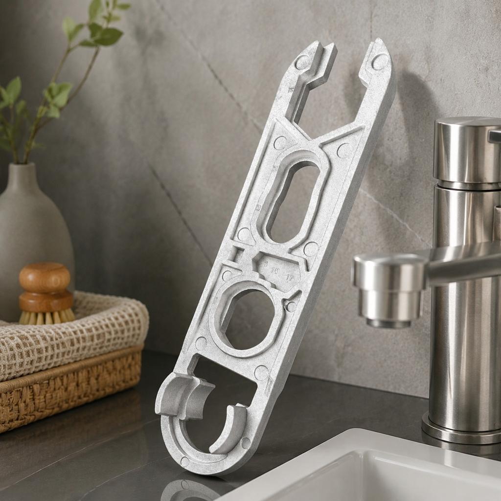 Multi-Function Bathroom Tool for Faucet Installation, Disassembly and Plumbing Sink Maintenance