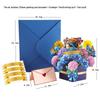 Biglietto d'auguri 3D Pop-up per la Festa della Mamma con Fiori e Busta