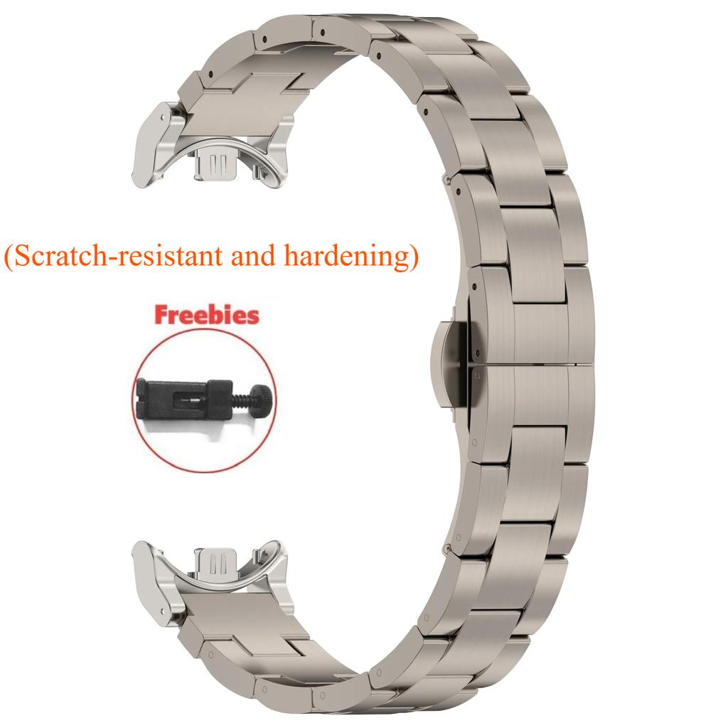 Luxury Titanium Alloy Strap for Xiaomi Smart Band 9 Fashion Style Metal Bracelet for Mi 8 NFC Watch Band
