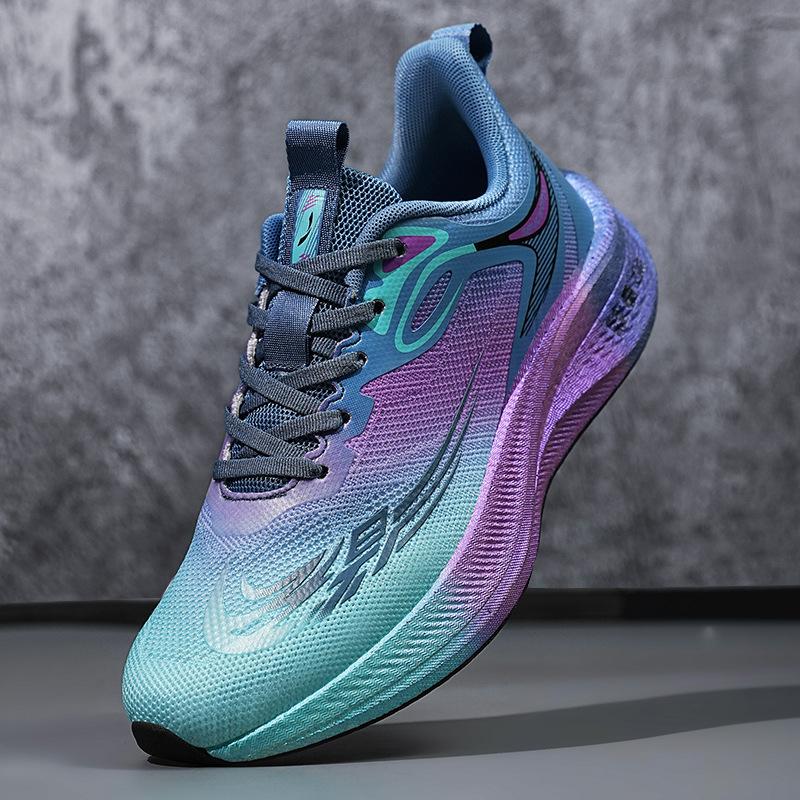 2025 New Running Shoes Shock Absorption Rebound Middle School Student Racing Running Shoes Sports Shoes Men's Jogging Shoes Soft Sole Versatile