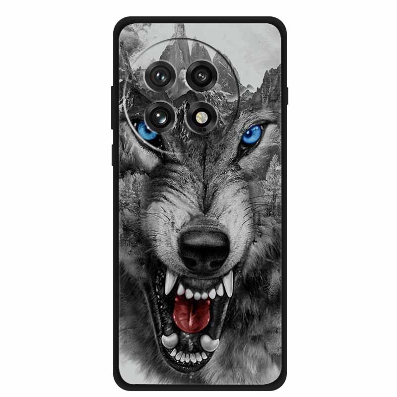 Etui do OnePlus 13 5G Zwierzęta Miękki Silikon TPU Etui na Telefon Tylna Pokrywa do OnePlus13 PJZ110 Wilk Odporne na Wstrząsy Ochronne Fajne Etui
