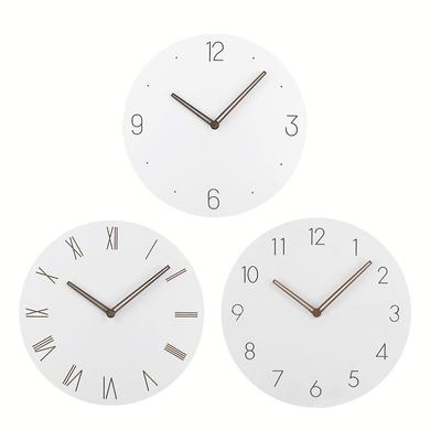 Silent Non-Ticking Battery OperatedWall Clock Bedroom Office Living Room Decor