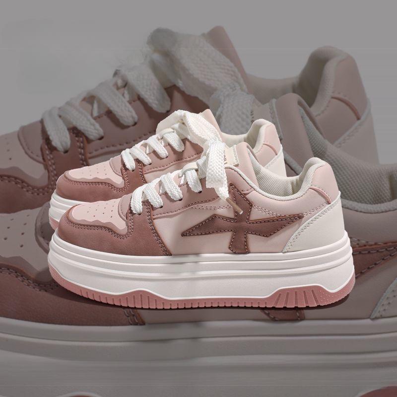 Mode Mode 2024 Weiße klobige Damen Casual Vulkanisierte Schuhe Plattform Sport Laufschuhe für Frauen Trends