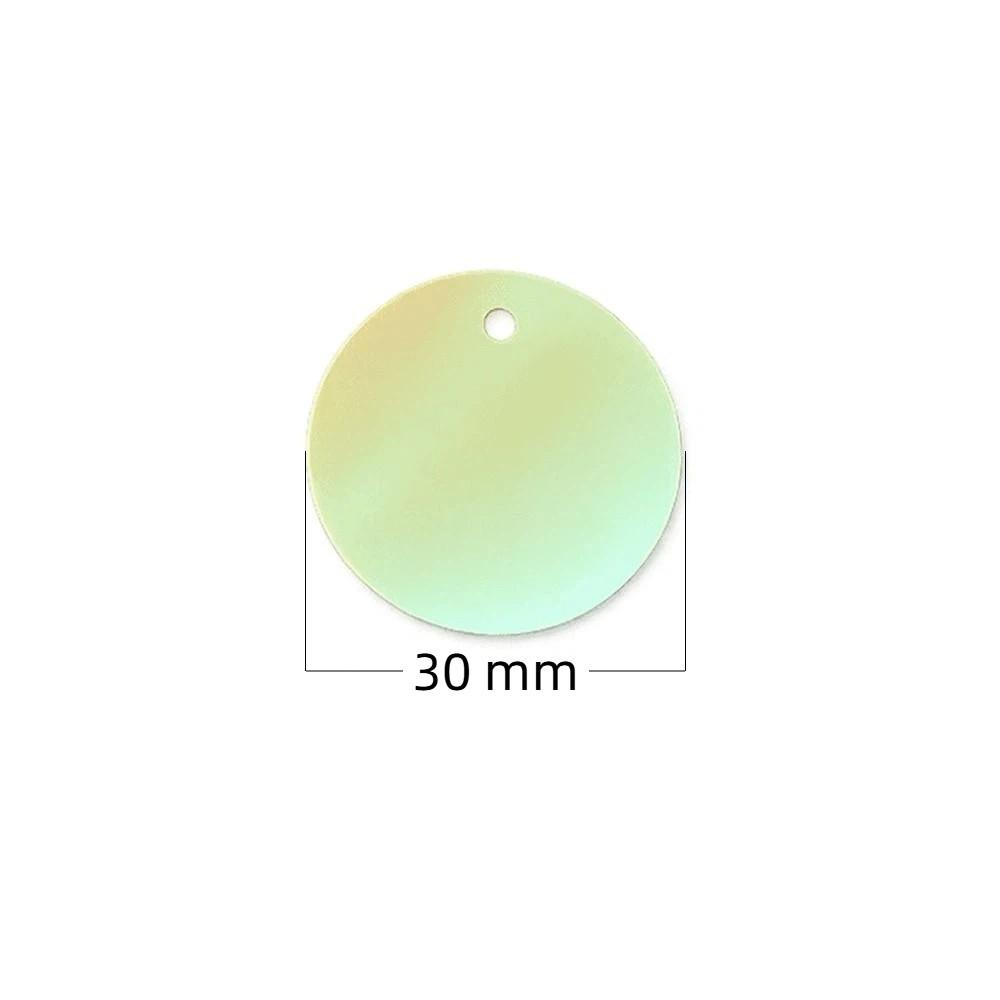 Flat Loose Sequins 30mm Sewing Sequins Versatile Paillette Sequin  Garment Accessory