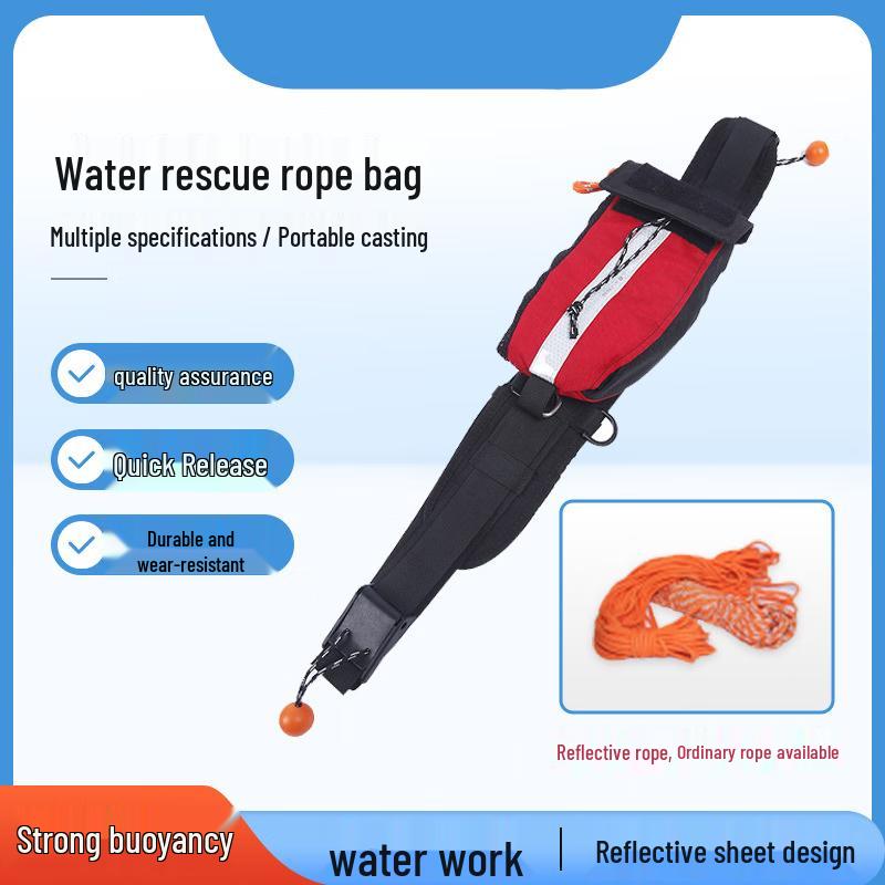 YEXIZE Water Rescue Safety Rope Kit 6mm + 15m