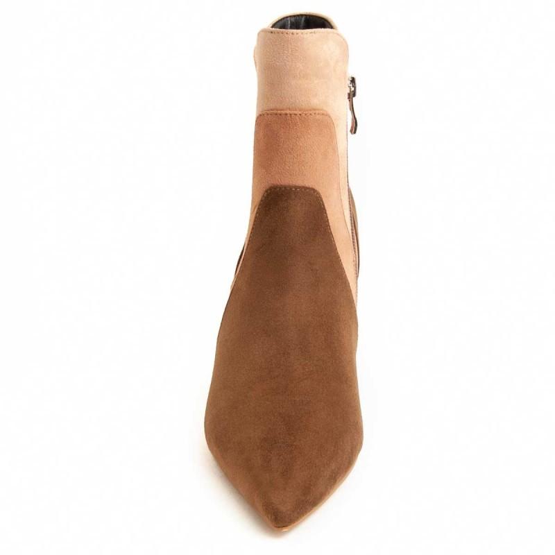 Botín De Tacón Para Mujer.  Montevita  Mila  96636