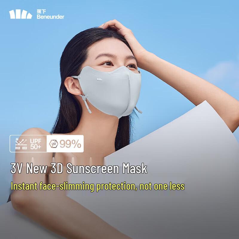 Beneath the Banana Sun Protection Mask with Eye Corner Guard