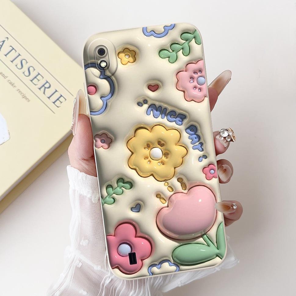 Schutzhülle für Samsung Galaxy A10 Hülle Niedlicher Hase Weiches Silikon Funda für Samsung A10 A105F A105G GalaxyA10 Handygehäuse