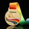 Kovové medaile pro děti na zakázku pro maratony, bruslení, plavání, badminton - Pamětní přívěsky