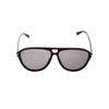 Amiri Aviator Logo Sunglasses Black Black Silver Black