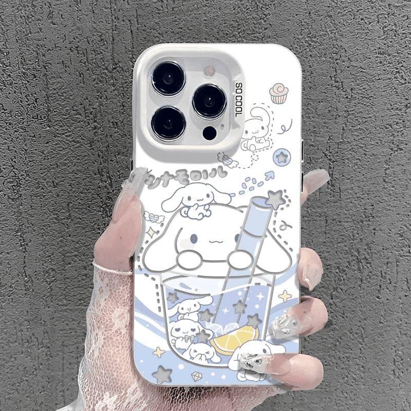 Hello Kitty Kuromi Cinnamoroll Case For Iphone 17 Pro Max 17 Air 16 15 14 11 12 13 Pro Max 16 Plus 16e 13 Mini Cartoon PC Casing