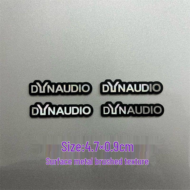 Dekorative Metallaufkleber für Auto-Audio-Lautsprecher von Bose, Harman Kardon, JBL.