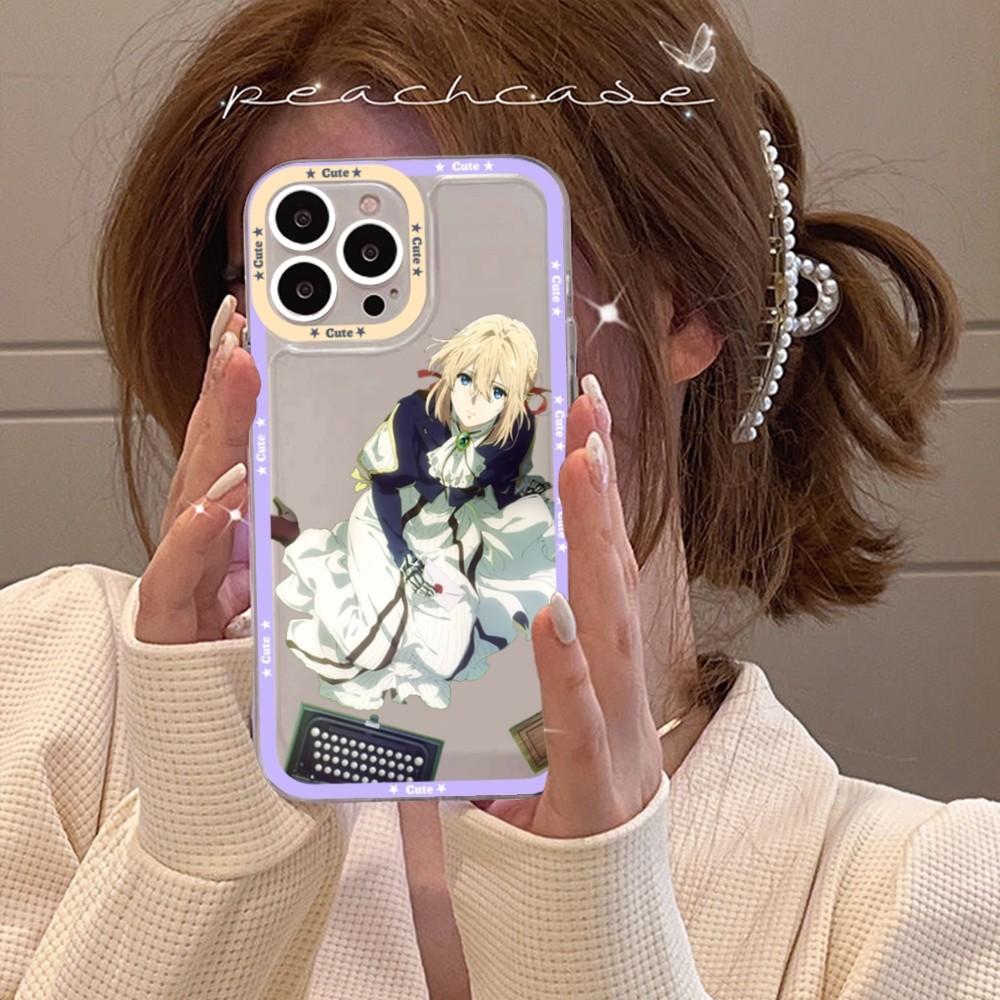 Violet Evergarden Phone Case For Samsung S 20 21 22 23 lite plus ultra Clear Mobile Cover Funda