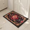 Felpudo de Entrada Lavable para Exterior Felpudo Delantero Antideslizante para Pasillo Baño Alfombra Decorativa para el Hogar Alfombra para Uso Interior Exterior