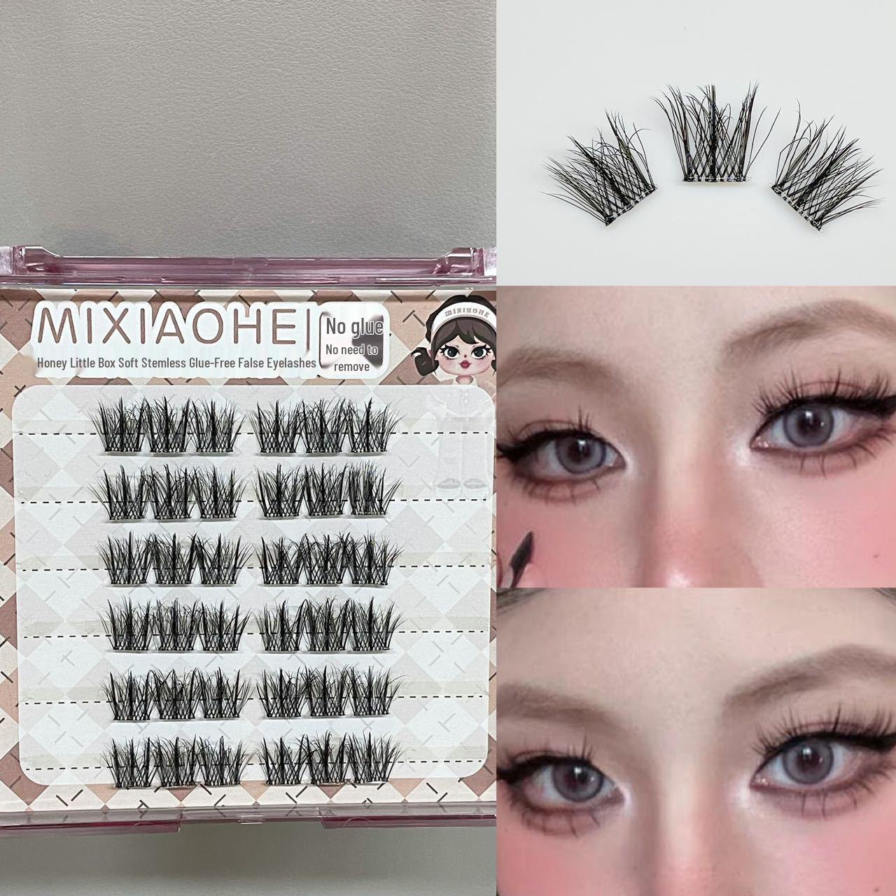 

Honey Box 5D Бесстебельные накладные ресницы «Сахарная вата»: Пушистые, Натуральные, Легкие, Не требуют клея.