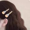 1/4Pcs Women Hair Clips Faux Pearl Decorations Floral Design Secure Fit Hair Pins Lute Shape Hairpins Formal Hairstyle Accessories
