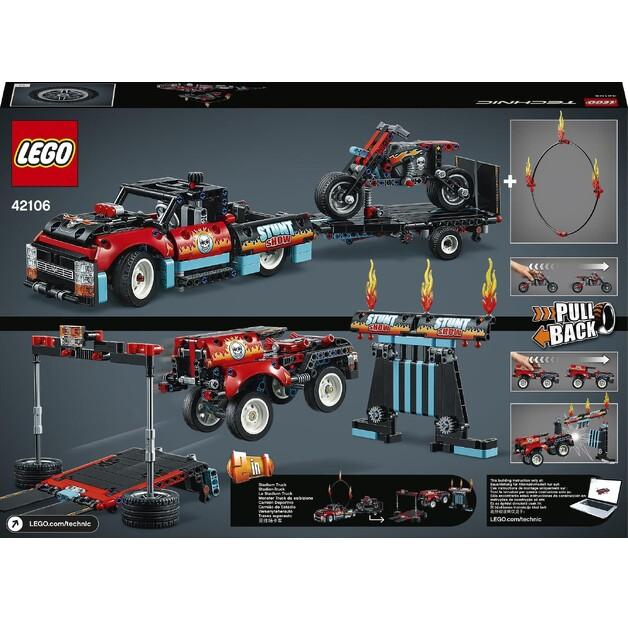LEGO Technic 42106 Фургон и каскадерский мотоцикл