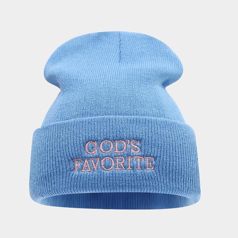 Outdoor Sport Mode Strickmütze Damen Street Fashion Spice Girl Alphabet Wollmütze Paar Trendmütze Kaltmütze Herren